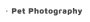Pet Photography
